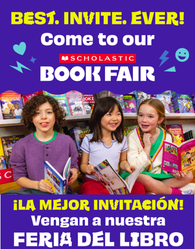 Book Fair May 11th through May 15th